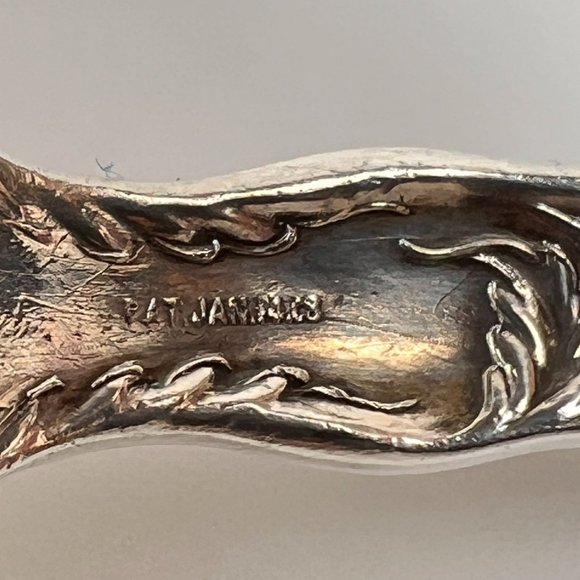 Vtg Glenrose Serving Spoon Wm. A. Rogers Silverplate A1 Large 1900 - Picture 10 of 16